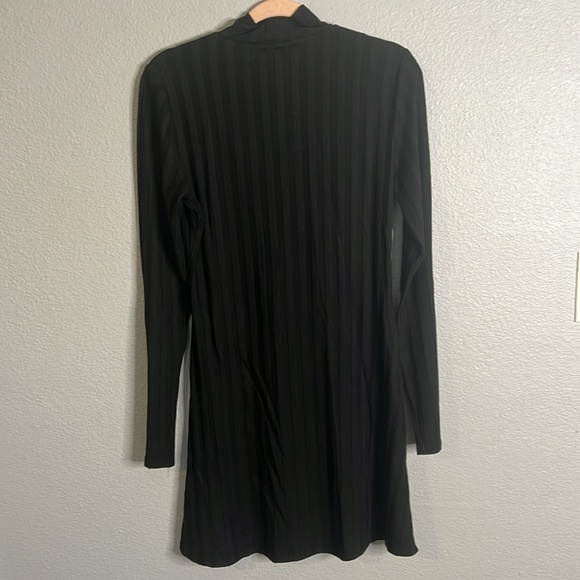 Reformation Black Stripped Material Dress - NWT - Picture 4 of 7